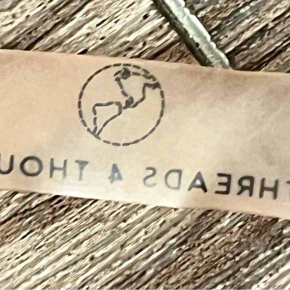 Multicolor Abstract Print Sports Bra Threads 4 Thought - Picture 9 of 10